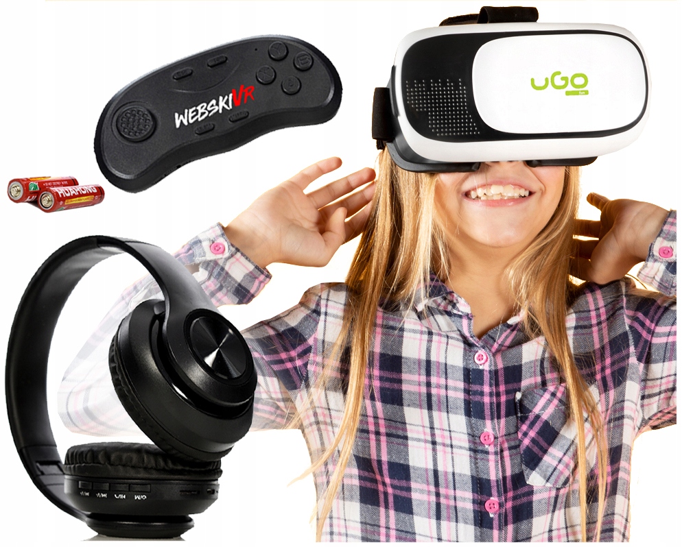 Okularki VR 3D do filmów gier aplikacji smartfon