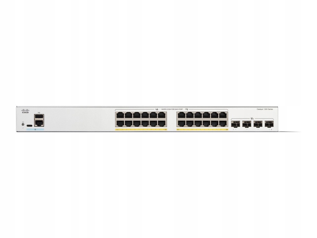 CISCO Catalyst 1300 24-port GE Full PoE 4x10G SFP+