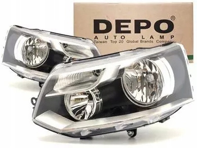 DEPO REFLEKTORY LAMPY PRZÓD VW TRANSPORTER T5 FL