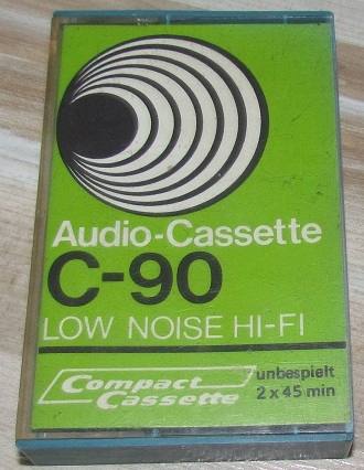 Kaseta audio cassette low noise HI FI