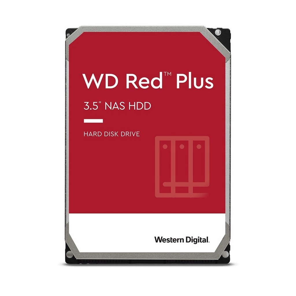 Dysk HDD WD Red Plus WD40EFZX (4 TB ; 3.5"; 1