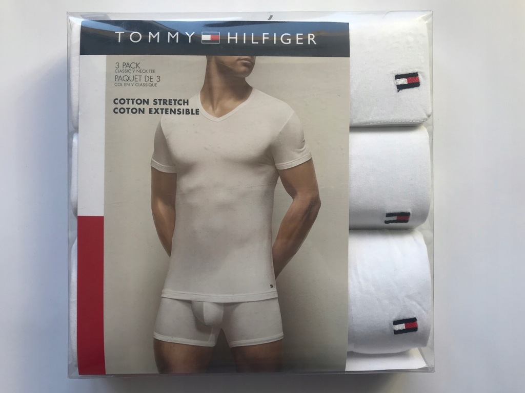 PODKOSZULKI MĘSKIE TOMMY HILFIGER S 3pak