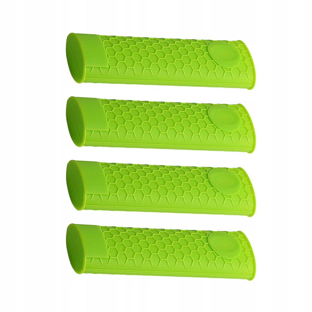 Silicone Holders Pot Handle Gloves Cover Rack Lid