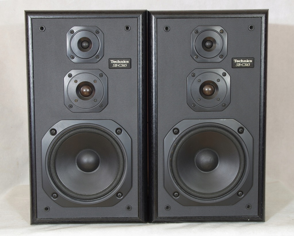 Technics SB-CS65, kolumny podstawkowe, sprawne.