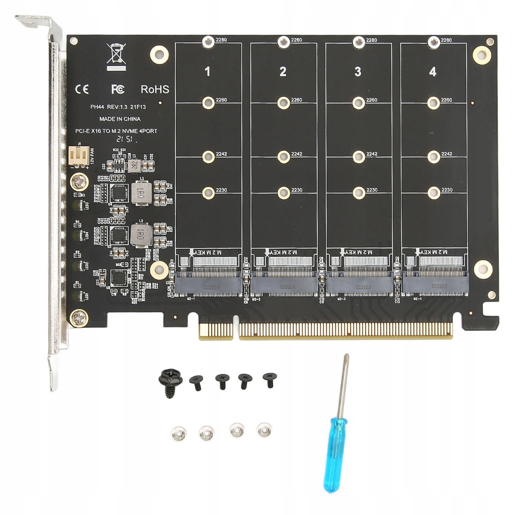 Adapter M.2 PCIE NVMe M.2 na protokół PCIe 4.0