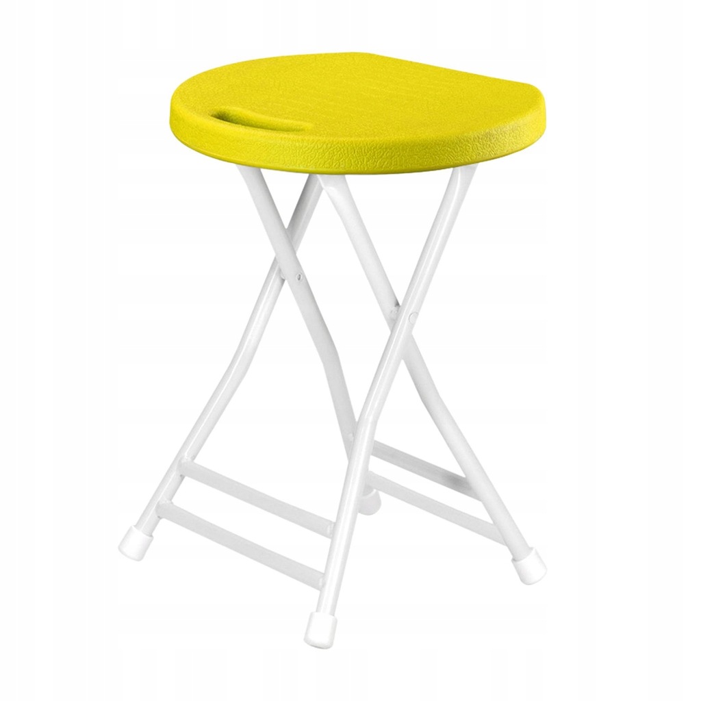 Folding Stool Dormitory Chair Collapsible Stool Ultralight Foot Rest yellow