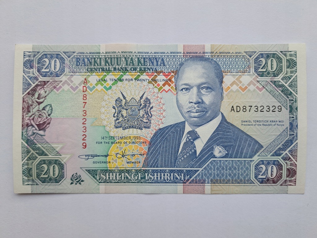 KENIA - 20 SHILLINGS 1993