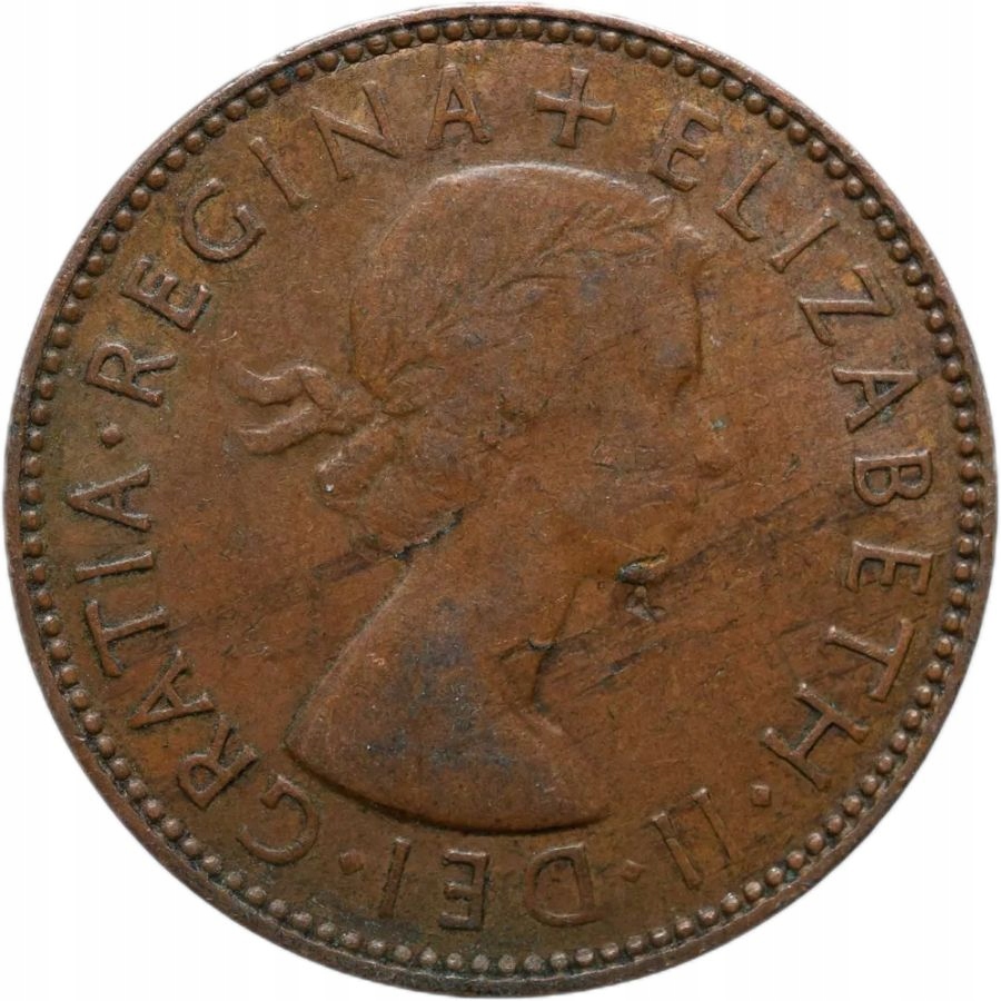 Australia 1/2 penny 1954