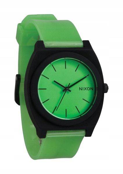 NIXON TIME TELLER P GLO GREEN ZEGAREK PREZENT