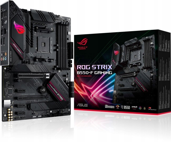 Купить Материнская плата ASUS ROG STRIX B550-F GAMING: отзывы, фото, характеристики в интерне-магазине Aredi.ru