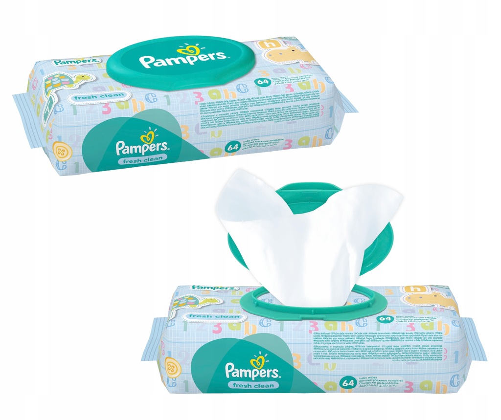 Купить Зажим для салфеток Pampers Fresh Clean 12 x 64 – 768: отзывы, фото, характеристики в интерне-магазине Aredi.ru