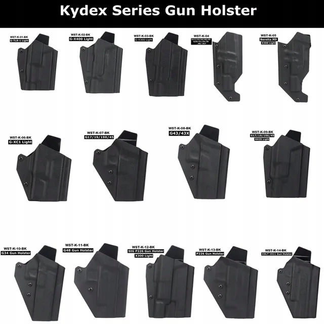 Kydex pistolet kabura prawa ręka Quick Release