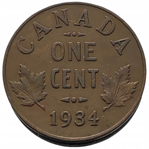 53311. Kanada - 1 cent - 1934r.