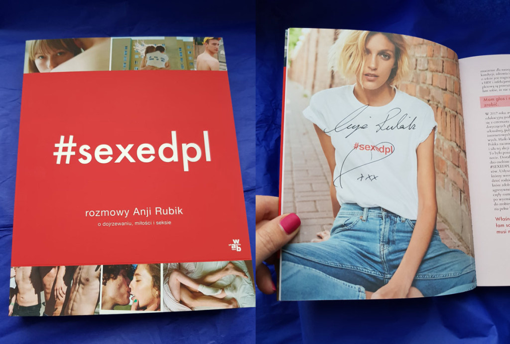 Anja Rubik #SEXEDPL - z autografem autorki