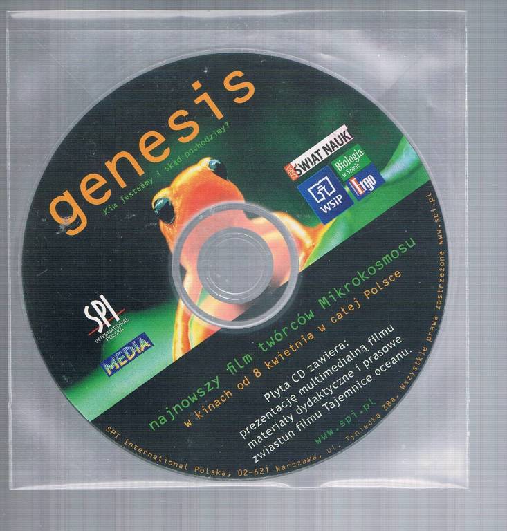 GENESIS HISTORIA POWSTANIA FILMU / CD