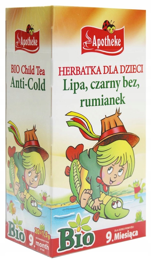 Herbatka dla dzieci na przeziębienie BIO od 9 m-c