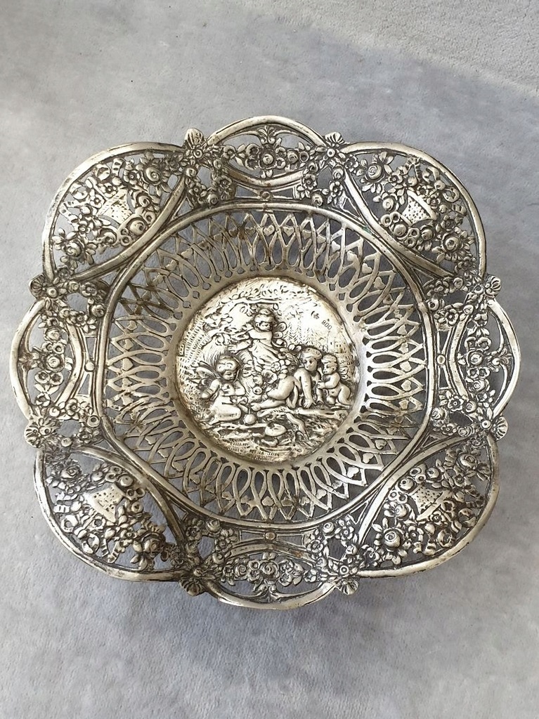 Paterka z amorkami srebrna, Niemcy po 1888 r.