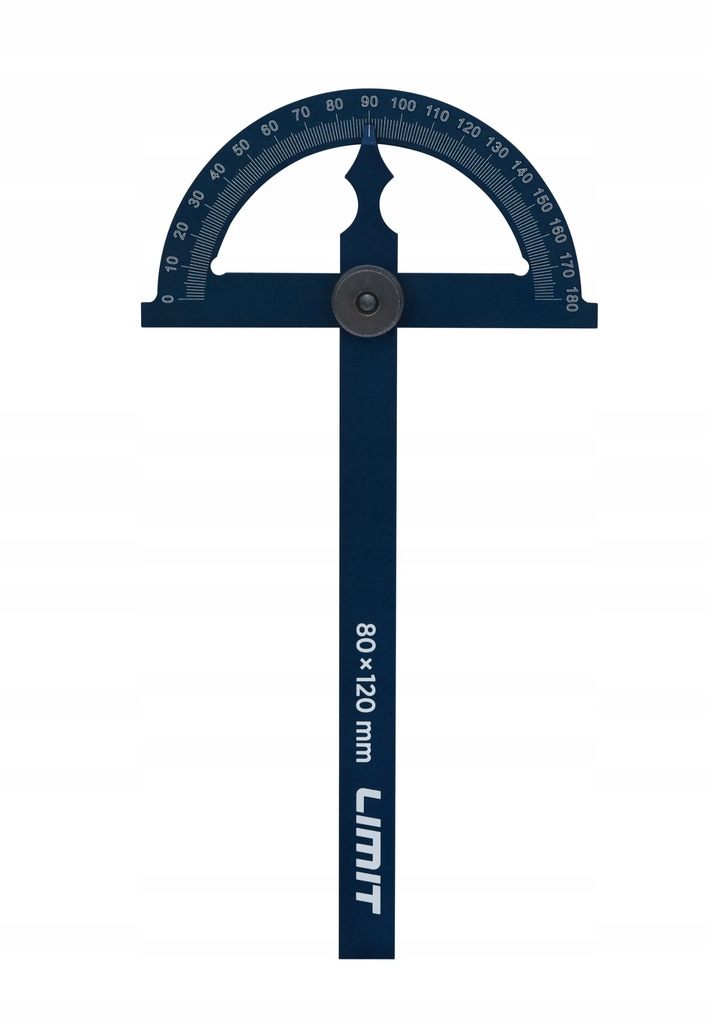 Kątomierz tarczowy aluminiowy Limit PRD 80x120 mm