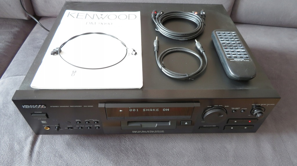 MINIDISC MINIDYSK KENWOOD DM9090 stan idealny! 7564018123