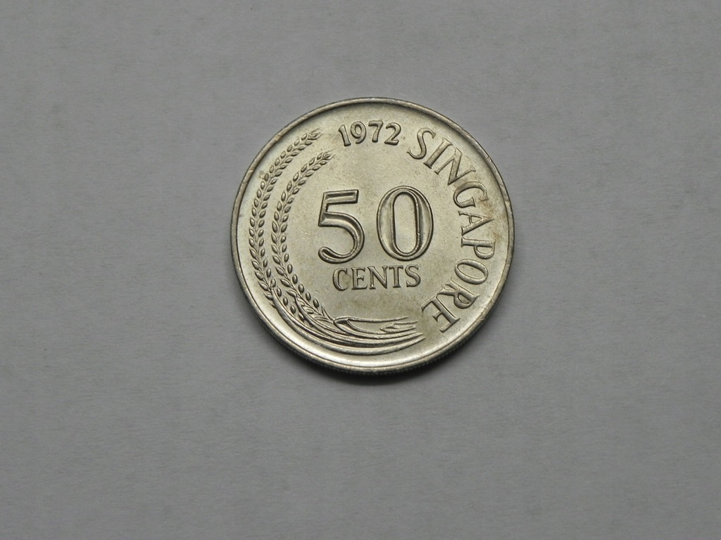 5371/ 50 CENTS 1972 SINGAPUR