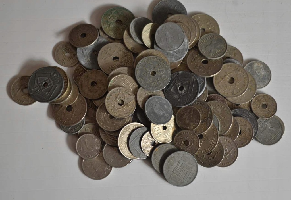 Stara Belgia miks - 450 gram monet każda inna BCM