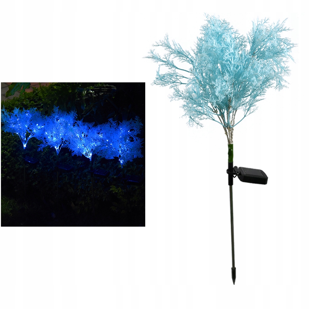 SOLAR LIGHTS OUTDOOR BLUE