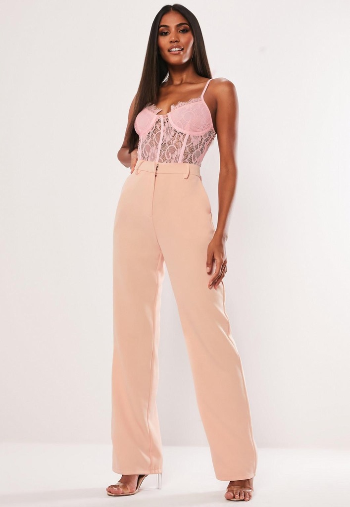 06G167 MISSGUIDED__MD9 ELEGNACKIE SPODNIE__L