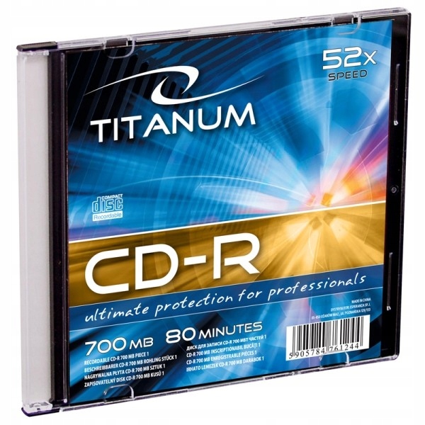 CD-R TITANUM - SLIM CASE 1 SZTUKA 2029