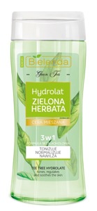 Bielenda Zielona Herbata Hydrolat 3w1 do twarzy