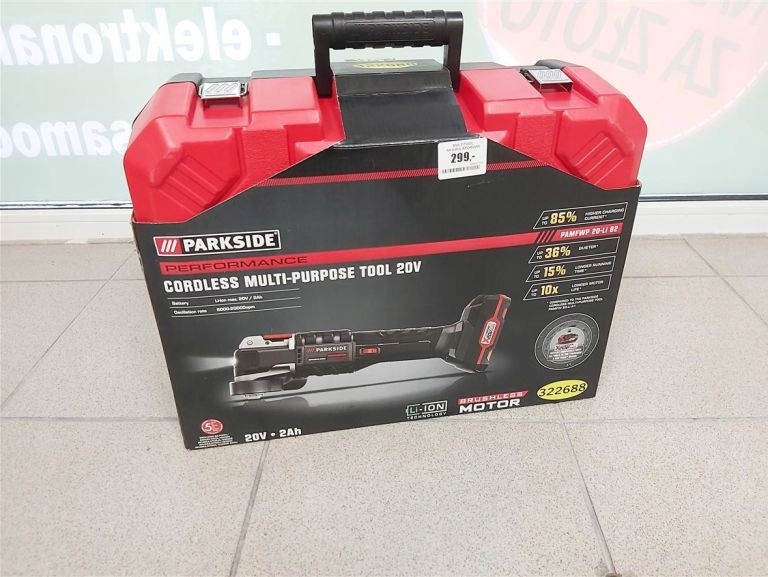 MULTITOOL AKUMULATOROWY PARKSIDE PAMFWP 20-LI B2 9135454227