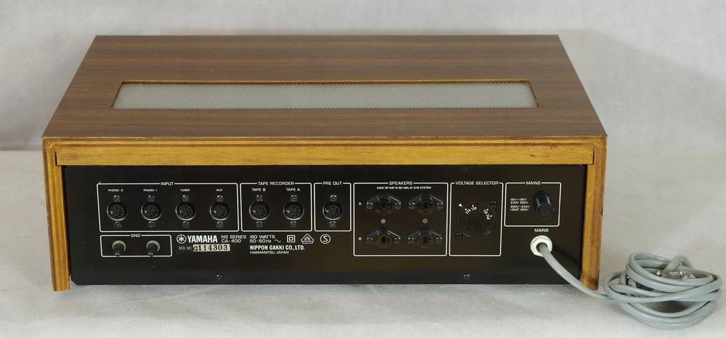Yamaha CA-400, wzmacniacz vintage, drewno - 9515180595
