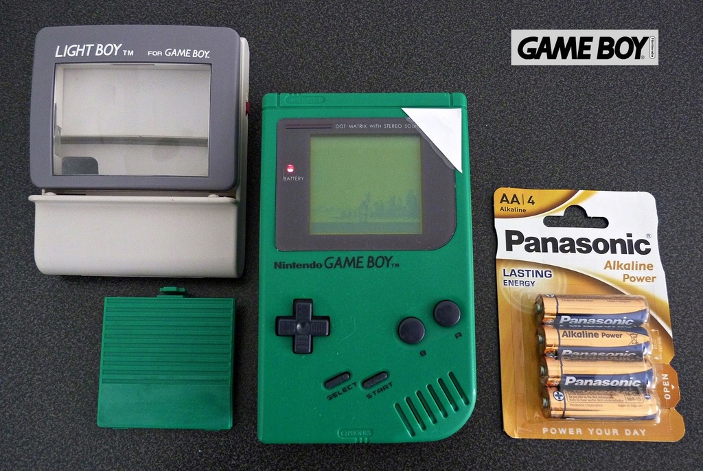 Game Boy Classic NOWA SZYBKA + Nintendo LIGHT BOY