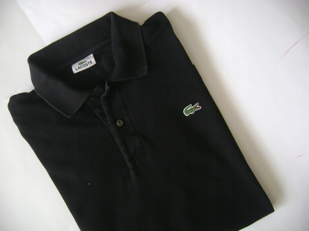 LACOSTE _ POLO BLACK roz L