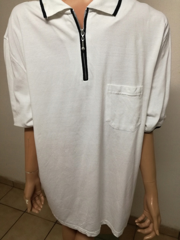 Koszulka Polo biała -duży rozmiar