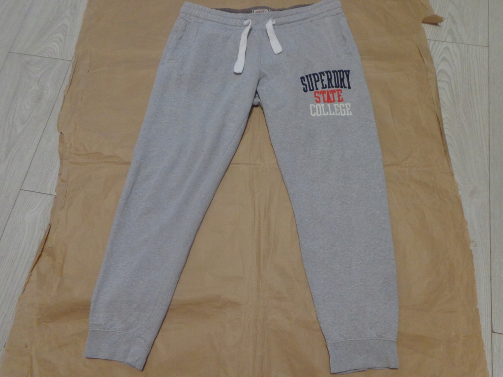 SUPERDRY JOGGERY VINTAGE STYLE MĘSKIE DRES L-XL