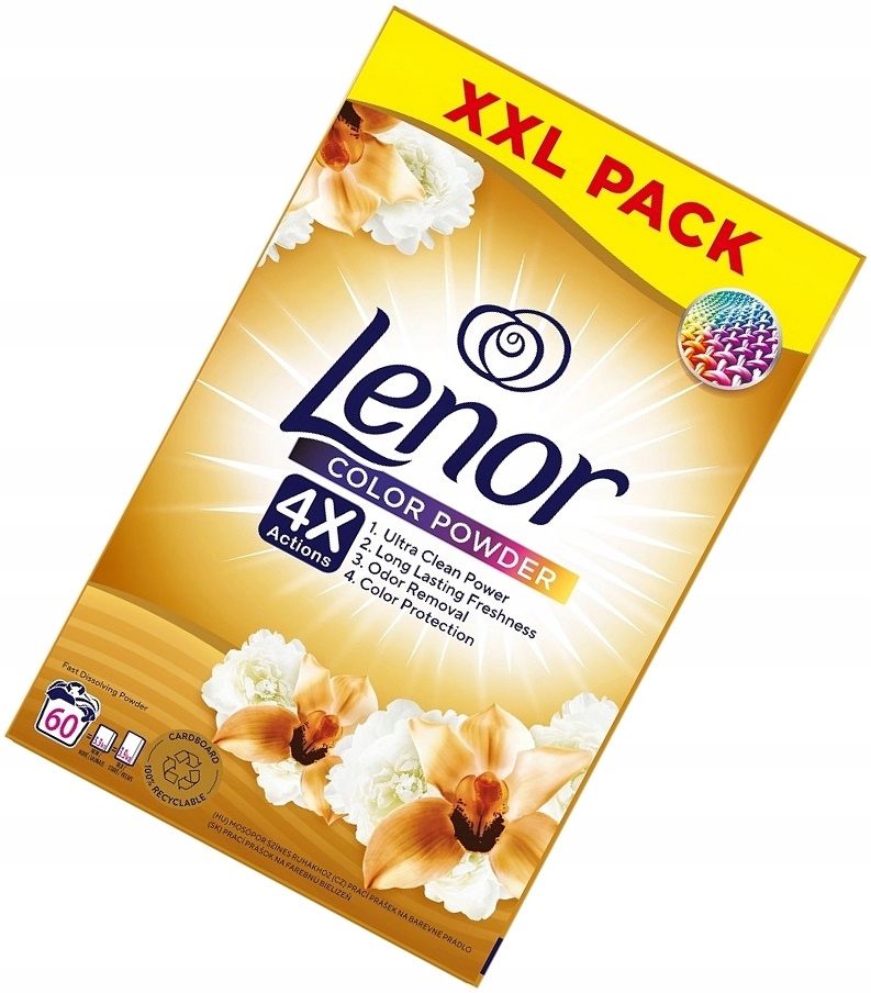 Proszek do prania kolorów LENOR Gold Orchid 3,3 kg 60 prań
