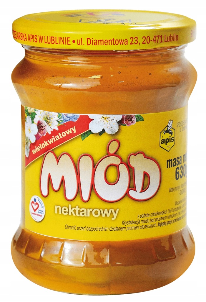 APIS Miód pszczeli wielokwiatowy 630 g