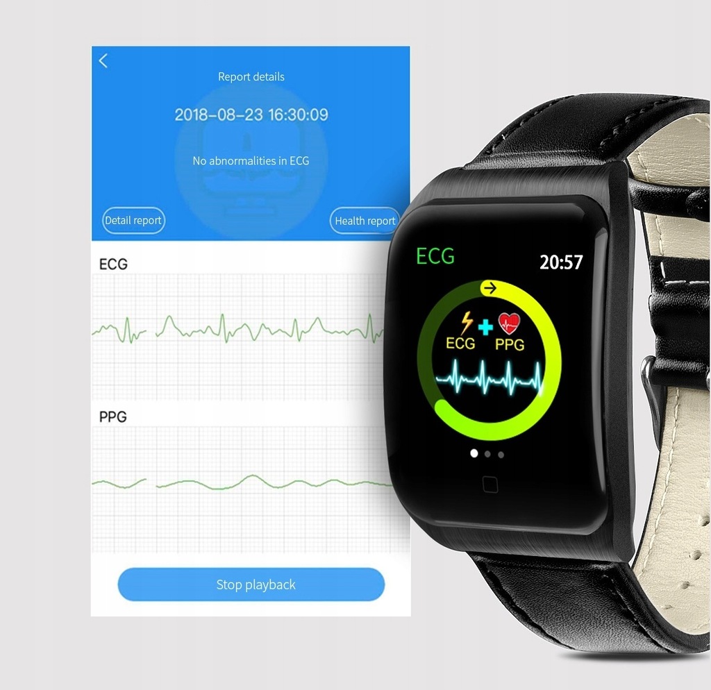 Купить Умные часы Часы REAL ECG Монитор артериального давления PL: отзывы, фото, характеристики в интерне-магазине Aredi.ru