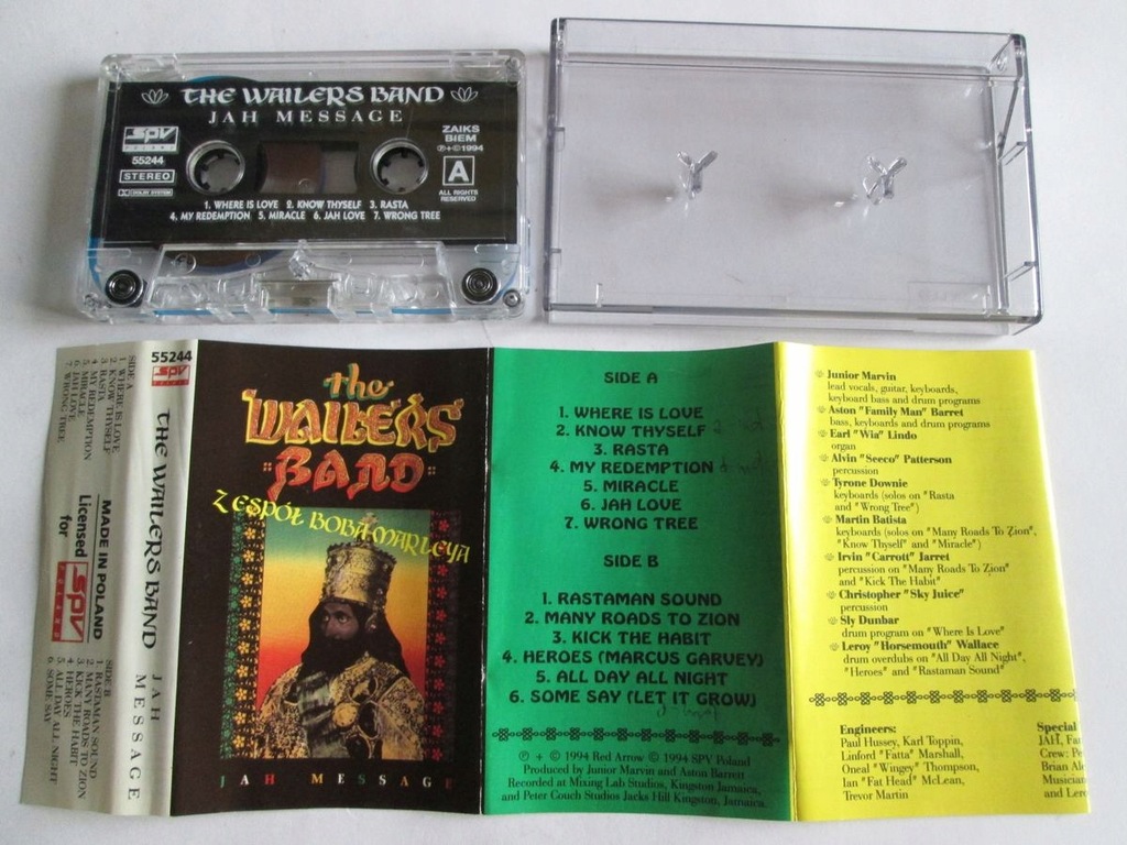 Купить Кассета с посланием The Wailers Band-Jah Message 1994 / Марли: отзывы, фото, характеристики в интерне-магазине Aredi.ru