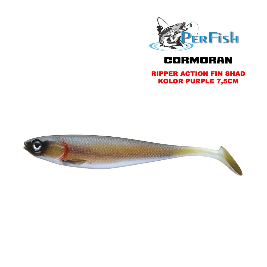 Guma Action Fin Shad Purple 7,5cm 51-86077