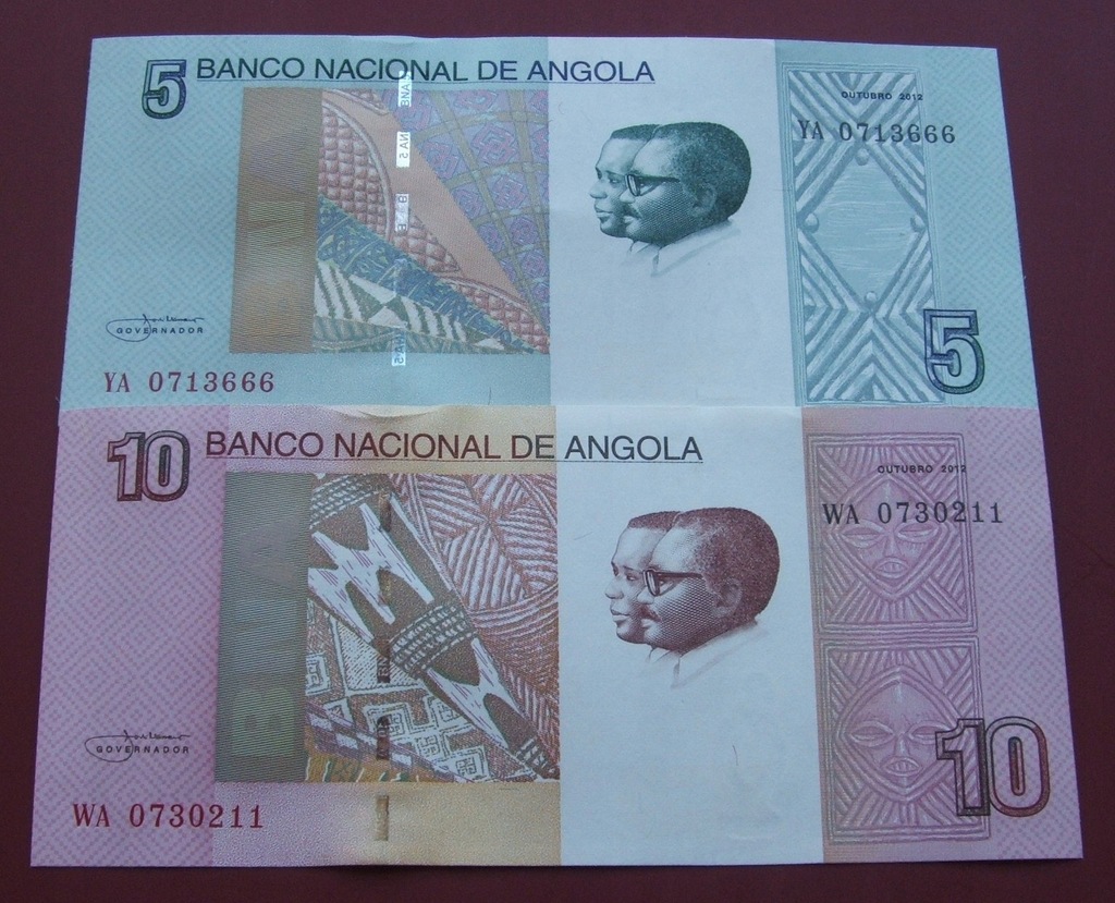 ZESTAW BANKNOTÓW ANGOLA !!! UNC !!! AFRYKA