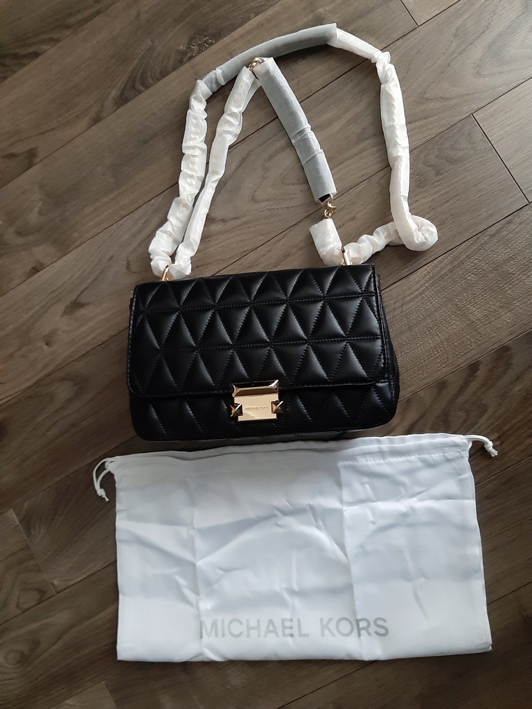 Michael Kors Sloan Large torebka czarna skóra