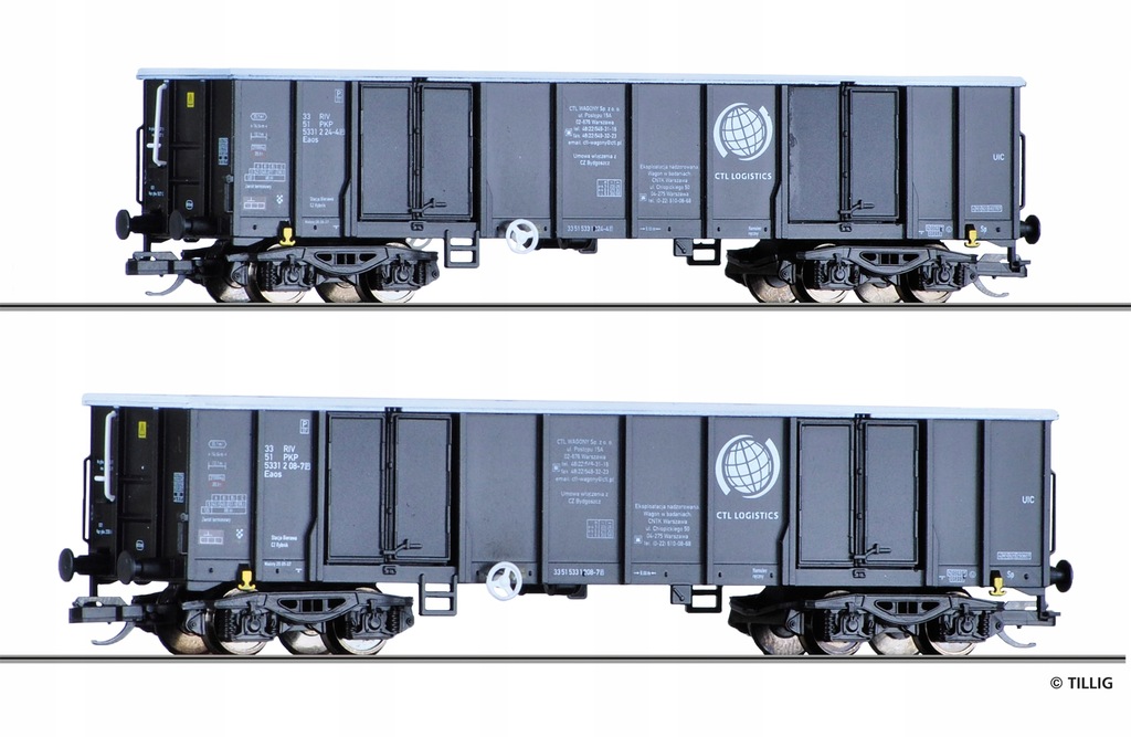 1:120 Zestaw wagonów CTL Logistics TILLIG 01797