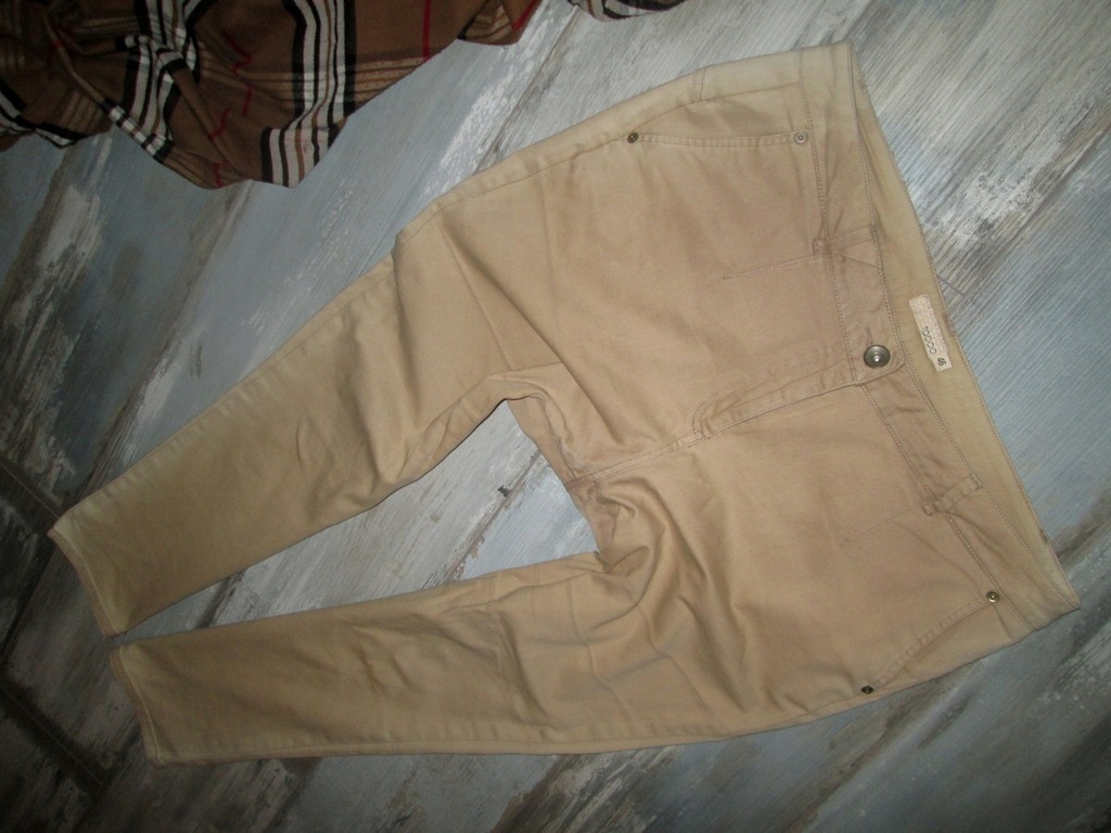 TABOO spodnie proste stretch chinos 46