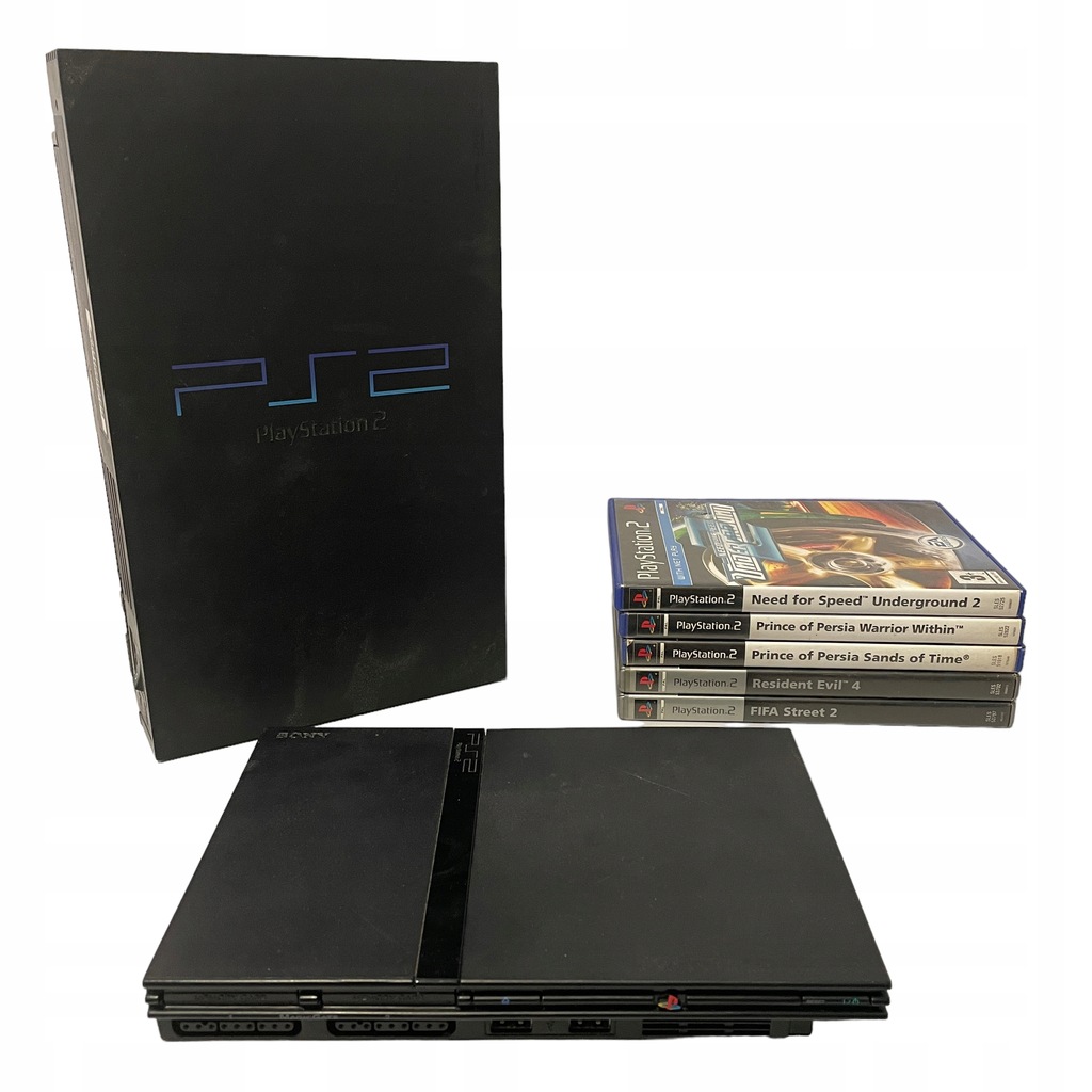 Dwie konsole Sony PlayStation 2 + Gry
