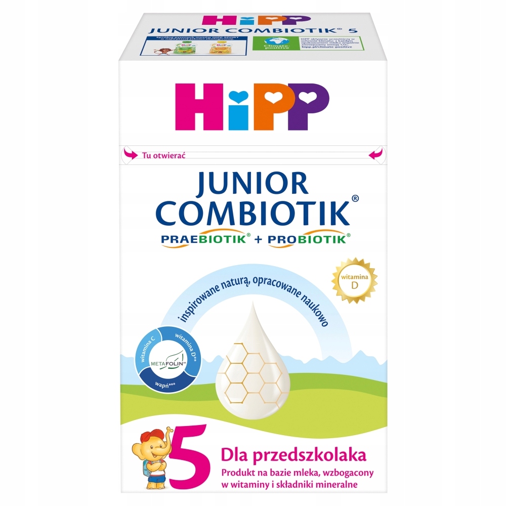 HiPP Junior Combiotik 5 dla przedszkolaka, 550g