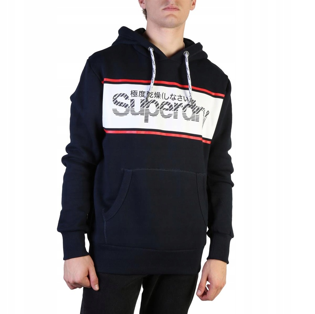 Superdry męska bluza niebieski L