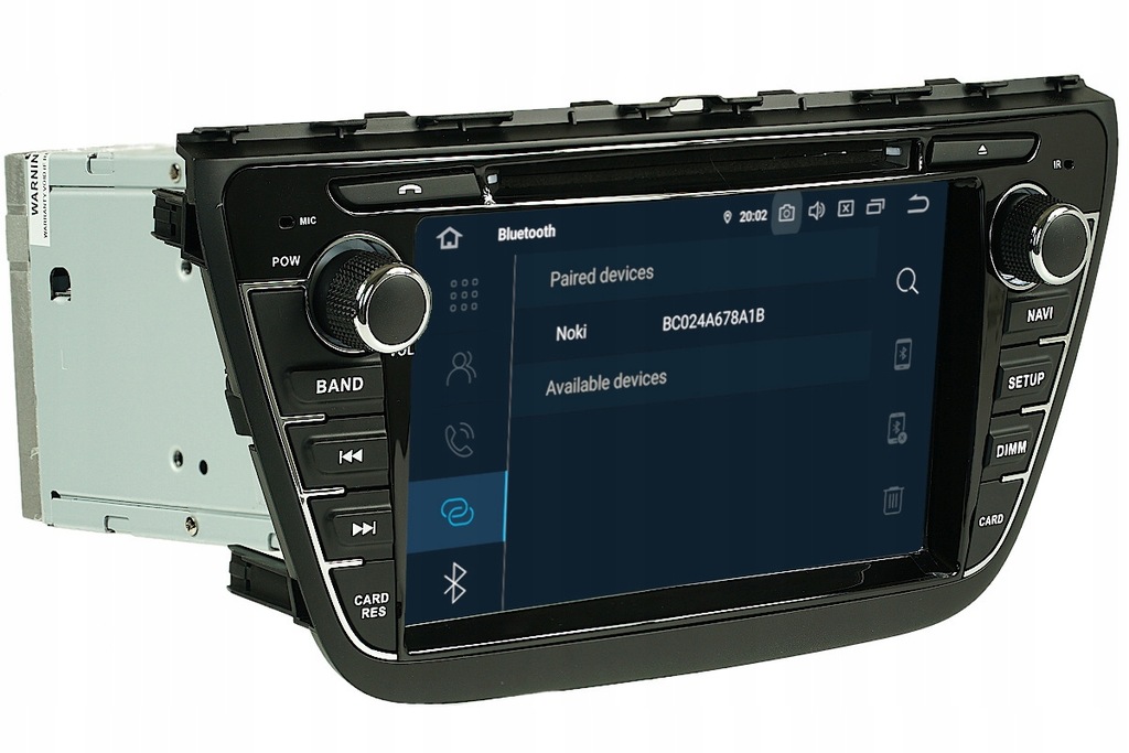 NAWIGACJA GPS RADIO ANDROID 9 4GB SUZUKI SX4 CROSS