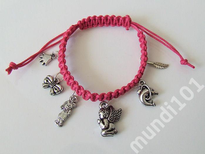 Bransoletka shamballa charms