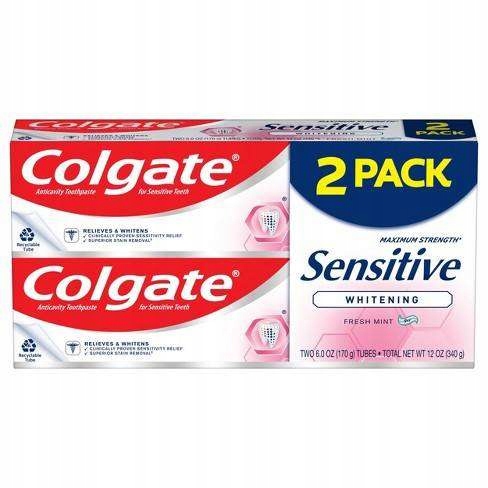 Colgate Sensitive Whitening 2x170 g.